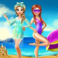 Elsa And Anna Summer Vacation