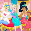 Princesses Pajama Party Funny Faces